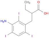 2-(3-Amino-2,4,6-triiodobenzyl)butanoic acid