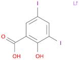 Lithium 2-hydroxy-3,5-diiodobenzoate