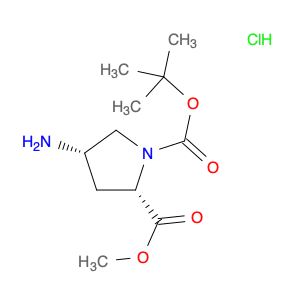 (2S,4S)-1-tert-Butyl 2-methyl 4-aminopyrrolidine-1,2-dicarboxylate hydrochloride