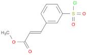 (E)-Methyl 3-(3-(chlorosulfonyl)phenyl)acrylate