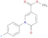 Methyl 1-(4-fluorophenyl)-6-oxo-1,6-dihydropyridine-3-carboxylate