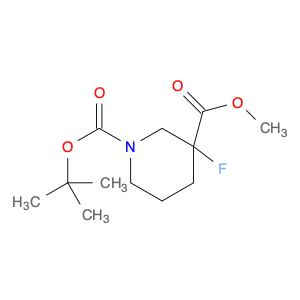 1-tert-Butyl 3-methyl 3-fluoropiperidine-1,3-dicarboxylate