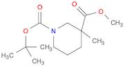 1-tert-Butyl 3-methyl 3-methylpiperidine-1,3-dicarboxylate