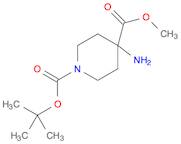 1-tert-Butyl 4-methyl 4-aminopiperidine-1,4-dicarboxylate