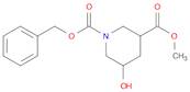 1-Benzyl 3-methyl 5-hydroxypiperidine-1,3-dicarboxylate