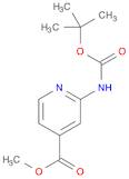 2-[[(1,1-Dimethylethoxy)carbonyl]amino]-4-pyridinecarboxylic acidmethylester