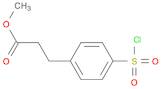 METHYL 3-(4-CHLOROSULFONYL)PHENYLPROPIONATE