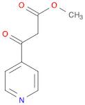 3-OXO-3-PYRIDIN-4-YL-PROPIONIC ACID METHYL ESTER