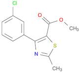 Methyl 4-(3-chlorophenyl)-2-methylthiazole-5-carboxylate