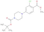 Methyl 4-(4-Boc-1-piperazinyl)-2-chlorobenzoate