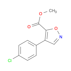 METHYL 4-(4-CHLOROPHENYL)ISOXAZOLE-5-CARBOXYLATE