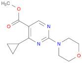 Methyl 4-cyclopropyl-2-morpholinopyrimidine-5-carboxylate