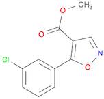 Methyl 5-(3-chlorophenyl)isoxazole-4-carboxylate