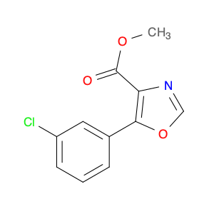 Methyl 5-(3-chlorophenyl)-1,3-oxazole-4-carboxylate