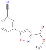 Methyl 5-(3-cyanophenyl)isoxazole-3-carboxylate