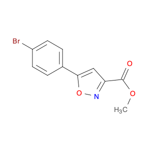 Methyl 5-(4-bromophenyl)isoxazole-3-carboxylate