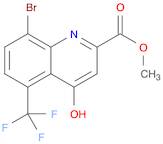 Methyl 8-bromo-4-hydroxy-5-(trifluoromethyl)quinoline-2-carboxylate