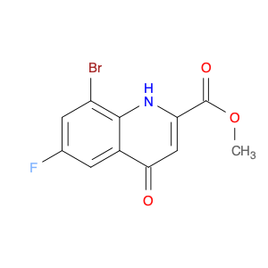 Methyl 8-bromo-6-fluoro-4-oxo-1,4-dihydroquinoline-2-carboxylate