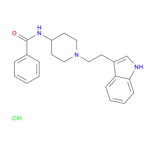 N-(1-(2-(1H-Indol-3-yl)ethyl)piperidin-4-yl)benzamide hydrochloride