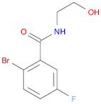 2-Bromo-5-fluoro-N-(2-hydroxyethyl)benzamide