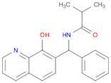 N-[(8-hydroxyquinolin-7-yl)-phenylmethyl]-2-methylpropanamide