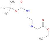 Ethyl 2-((2-((tert-butoxycarbonyl)amino)ethyl)amino)acetate