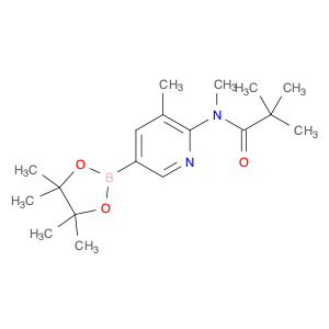 N-[3-METHYL-5-(4,4,5,5-TETRAMETHYL-[1,3,2]-DIOXABOROLAN-2-YL)PYRIDIN-2-YL]-N-METHYL-2,2-DIMETHYL...