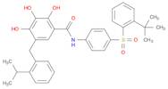 N-[4-(2-tert-Butylphenylsulfonyl)phenyl]-2,3,4-trihydroxy-5-(2-isopropylbenzyl)benzamide