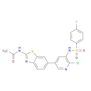 N-[6-[6-Chloro-5-[[(4-fluorophenyl)sulfonyl]aMino]-3-pyridinyl]-1,3-benzothiazol-2-yl]acetaMide