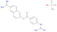 Benzoic acid, 4-[(aminoiminomethyl)amino]-, 6-(aminoiminomethyl)-2-naphthalenyl ester, dimethane...