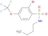 2-Bromo-N-butyl-4-(trifluoromethoxy)benzenesulfonamide