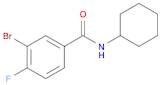 N-Cyclohexyl 3-bromo-4-fluorobenzamide