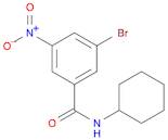 3-Bromo-N-cyclohexyl-5-nitrobenzamide