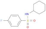 N-Cyclohexyl 4-fluorobenzenesulfonamide