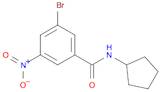 3-Bromo-N-cyclopentyl-5-nitrobenzamide