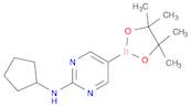 N-Cyclopentyl-5-(4,4,5,5-tetramethyl-1,3,2-dioxaborolan-2-yl)pyrimidin-2-amine