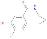 3-Bromo-N-cyclopropyl-4-fluorobenzamide