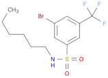 N-Hexyl 3-bromo-5-trifluoromethylbenzenesulfonamide