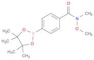 N-Methoxy-N-methyl-4-(4,4,5,5-tetramethyl-1,3,2-dioxaborolan-2-yl)benzamide