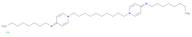 1-Octanamine,N,N'-(1,10-decanediyldi-1(4H)-pyridinyl-4-ylidene)bis-, hydrochloride (1:2)