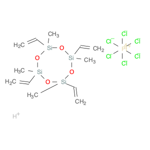 Platinum(0)-2,4,6,8-tetramethyl-2,4,6,8-tetravinylcyclotetrasiloxane complex solution 0.104 M in m…