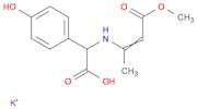 Potassium 2-(4-hydroxyphenyl)-2-((4-methoxy-4-oxobut-2-en-2-yl)amino)acetate