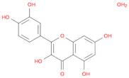 2-(3,4-Dihydroxyphenyl)-3,5,7-trihydroxy-4H-chromen-4-one hydrate