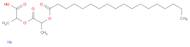 Octadecanoic acid,2-(1-carboxyethoxy)-1-methyl-2-oxoethyl ester, sodium salt (1:1)