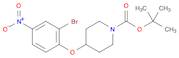 t-Butyl 4-(2-bromo-4-nitrophenoxy)piperidine-1-carboxylate