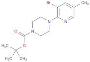 tert-Butyl 4-(3-bromo-5-methylpyridin-2-yl)piperazine-1-carboxylate