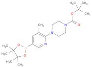 tert-Butyl 4-(3-methyl-5-(4,4,5,5-tetramethyl-1,3,2-dioxaborolan-2-yl)pyridin-2-yl)piperazine-1-...