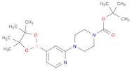 4-[4-(4,4,5,5-Tetramethyl-[1,3,2]dioxaborolan-2-yl)-pyridin-2-yl]-piperazine-1-carboxylic acid ter…