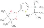 tert-Butyldimethyl(5-(4,4,5,5-tetramethyl-1,3,2-dioxaborolan-2-yl)thiophen-2-yl)silane