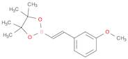 2-[(E)-2-(3-methoxyphenyl)ethenyl]-4,4,5,5-tetramethyl-1,3,2-dioxaborolane